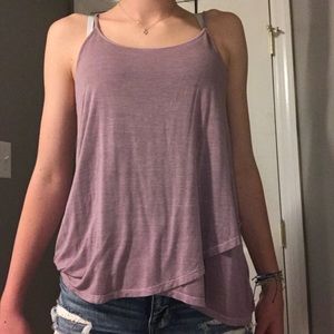 AEO pink/purple tank
